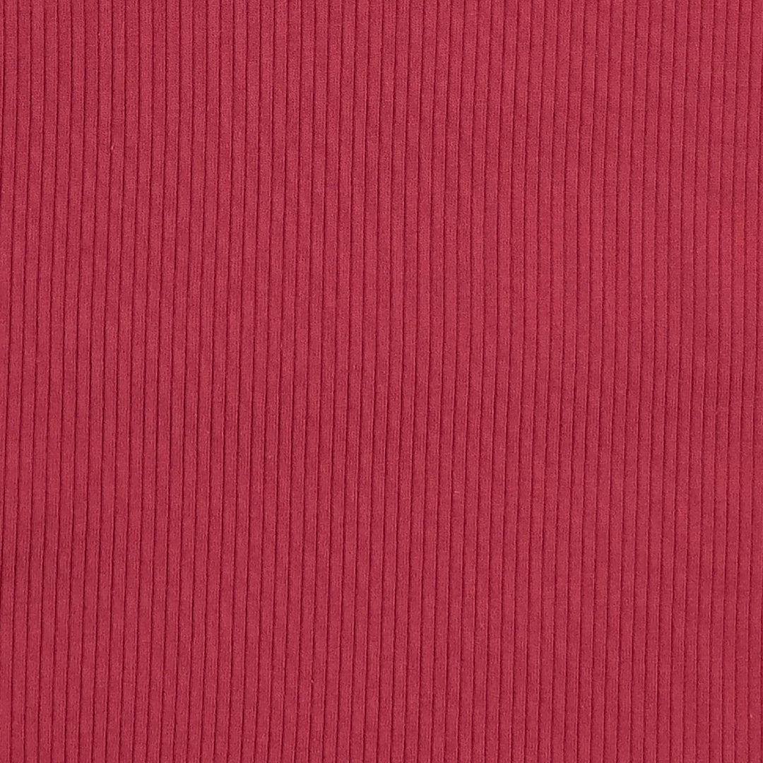 long sleeve two way zipper footie | cardinal | organic cotton single rib