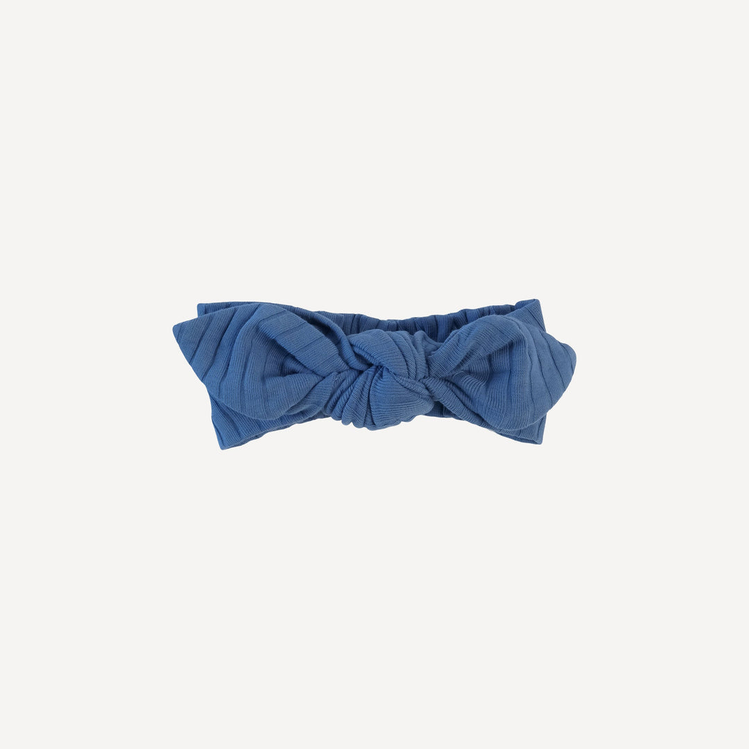 knot top elastic headband | moonlight | classic rib