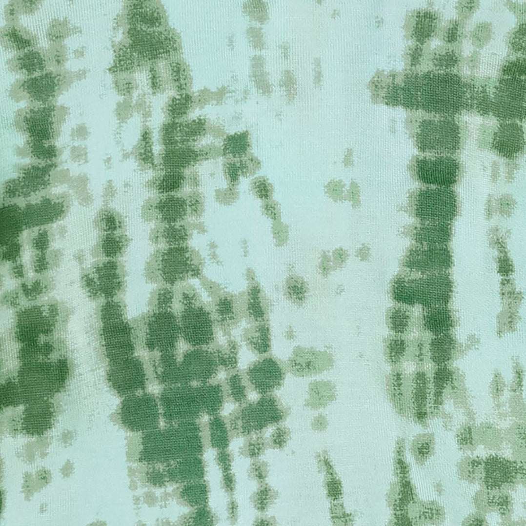 bell sleeve dress | aqua shibori | modal