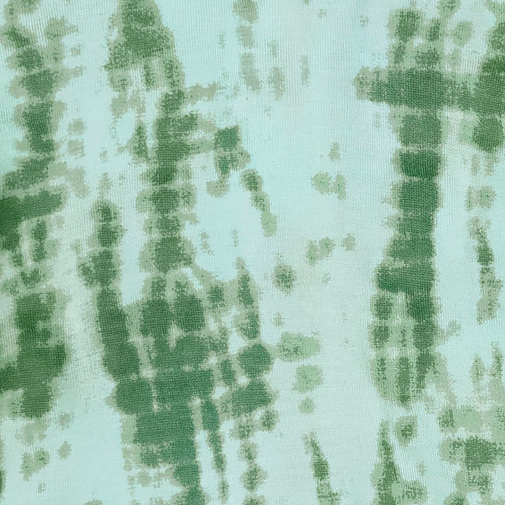 bell sleeve dress | aqua shibori | modal