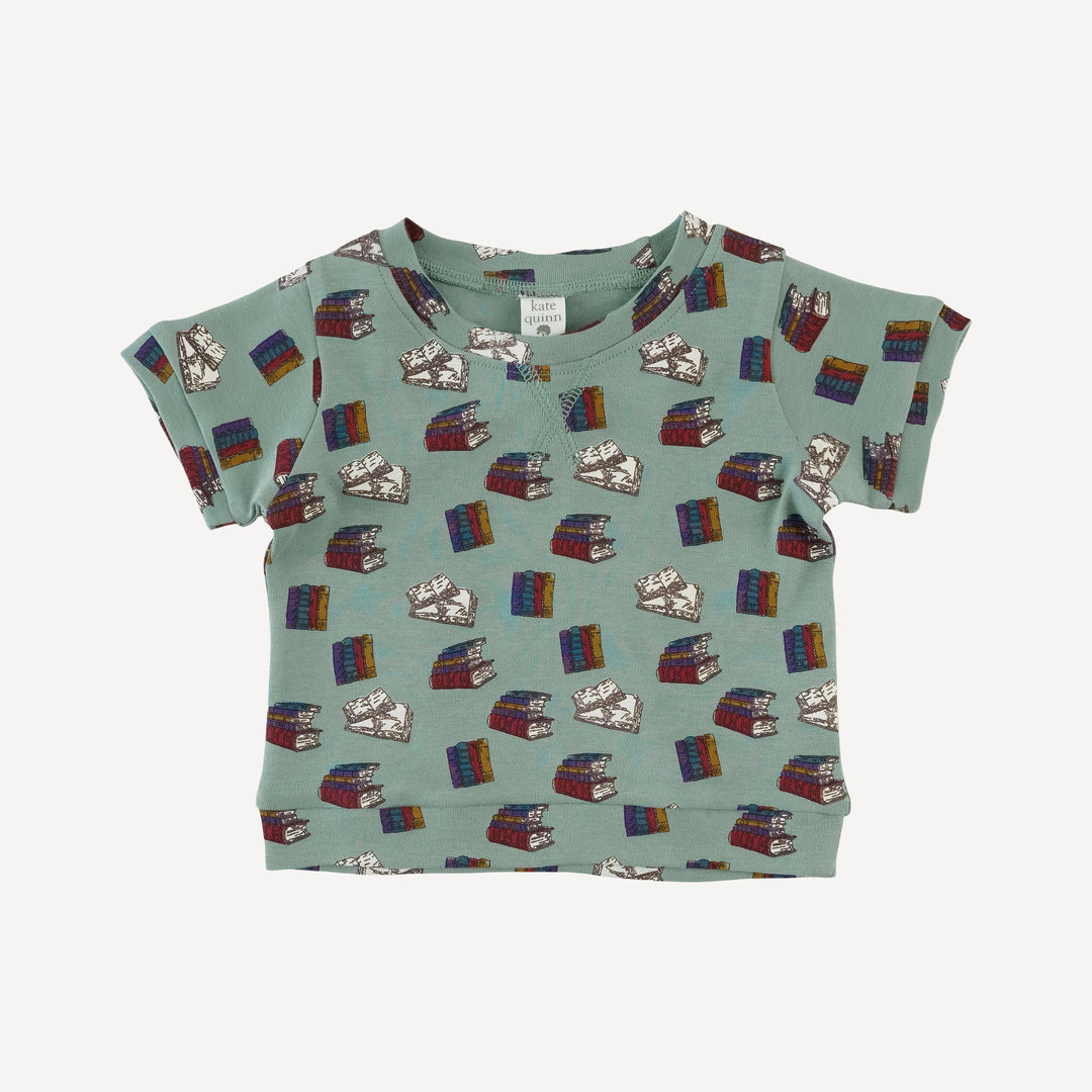 jamie short set | books | organic cotton interlock