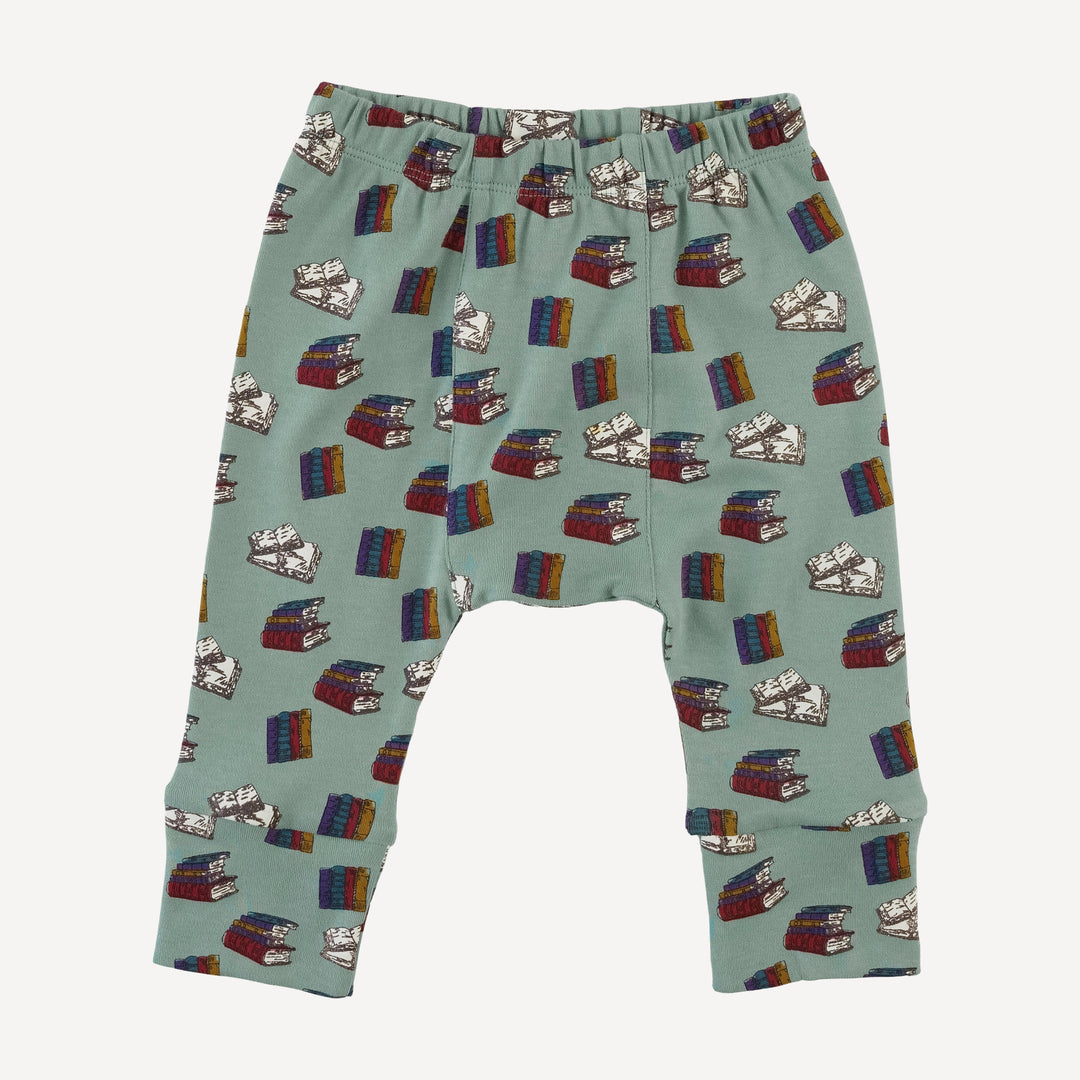 classic panda pant | books | organic cotton interlock