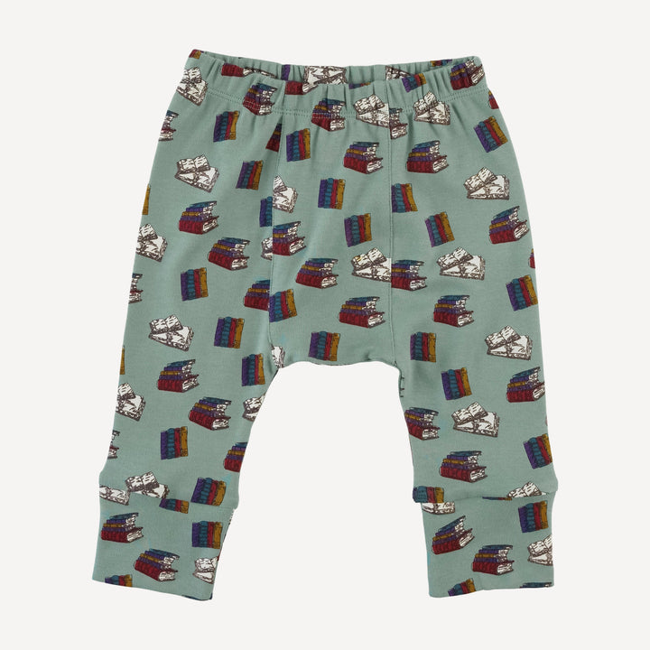 classic panda pant | books | organic cotton interlock