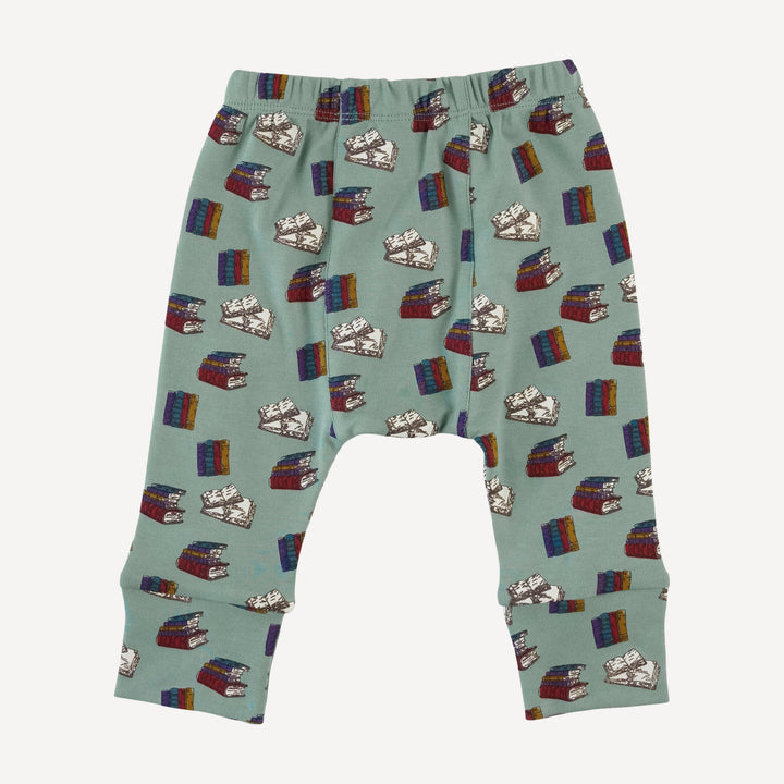 classic panda pant | books | organic cotton interlock