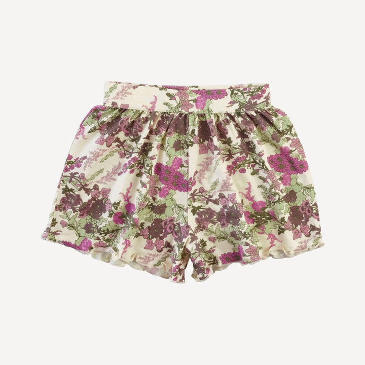 short sleeve jade short set | purple queen annes lace | modal