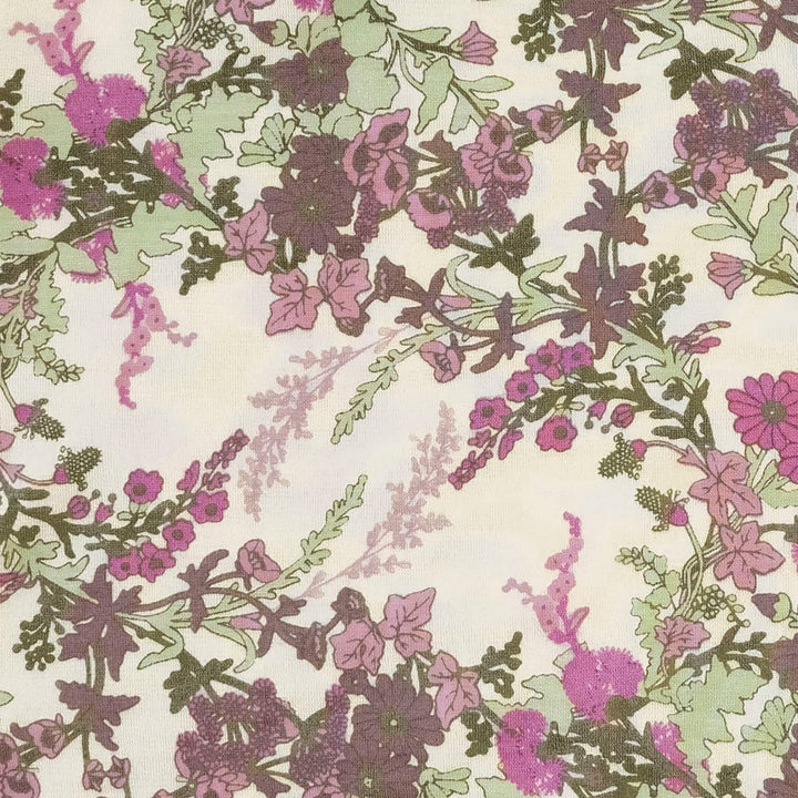 short sleeve jade short set | purple queen annes lace | modal