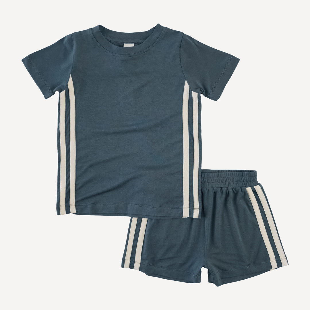 andrew short set | dark slate | modal