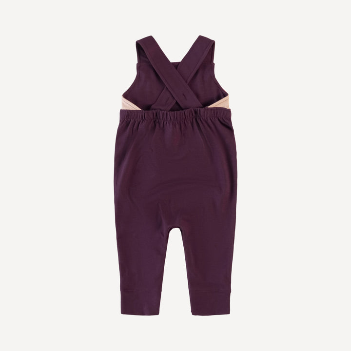 chevron overall jumpsuit | huckleberry | organic cotton slub