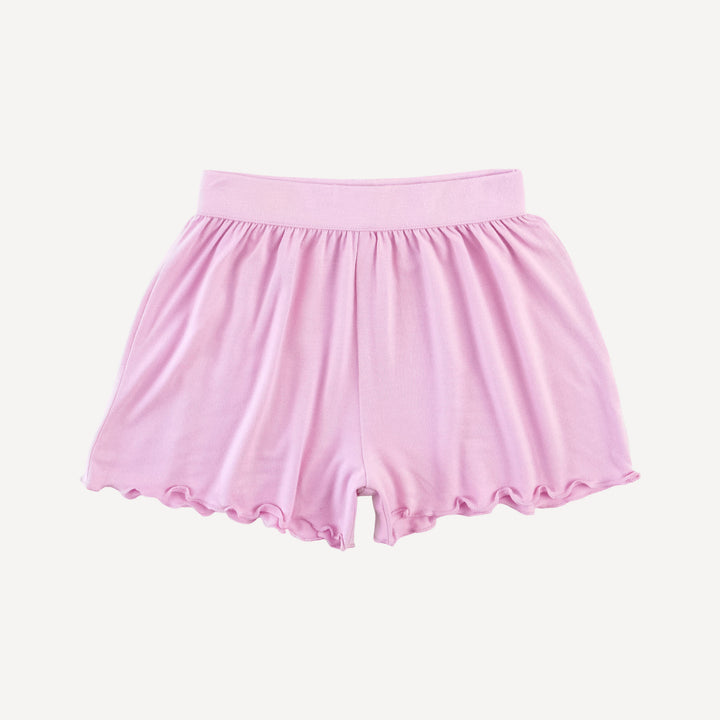 short sleeve jade short set | lavender ice | modal