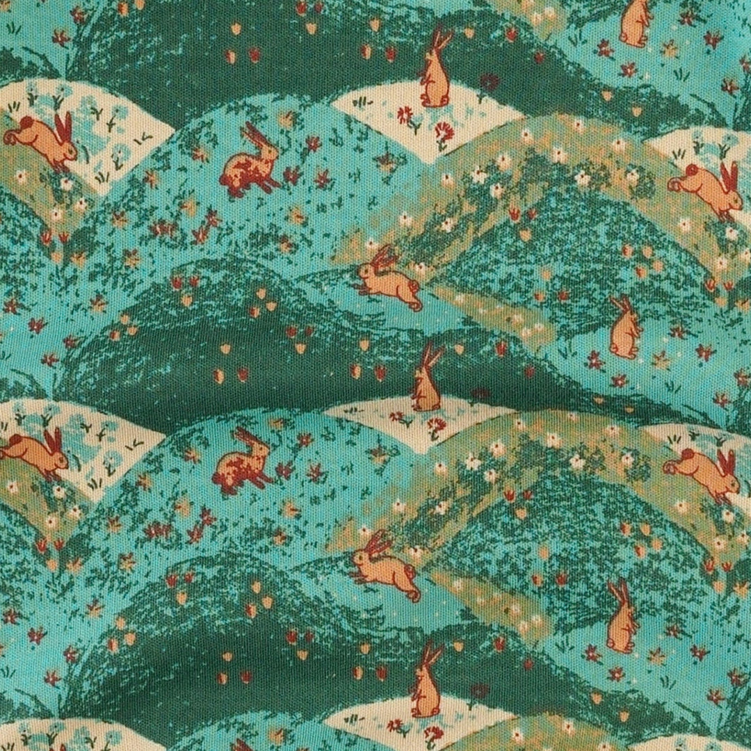 spaghetti tie prairie dress | bunny fields | organic cotton interlock