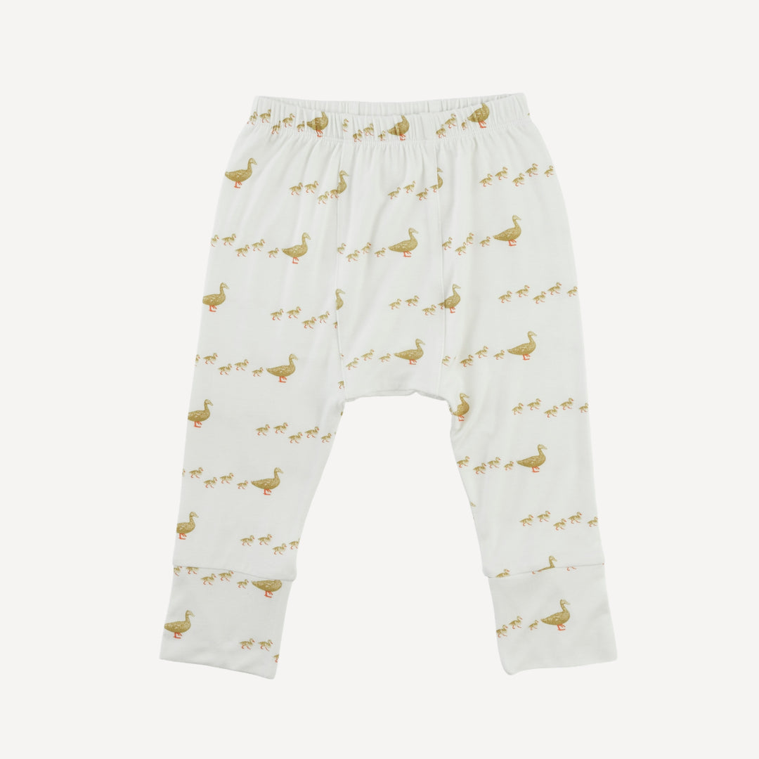 classic panda pant | ducks | bamboo