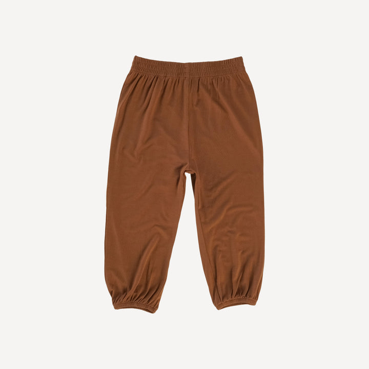 relaxed jogger | tortoise | bamboo