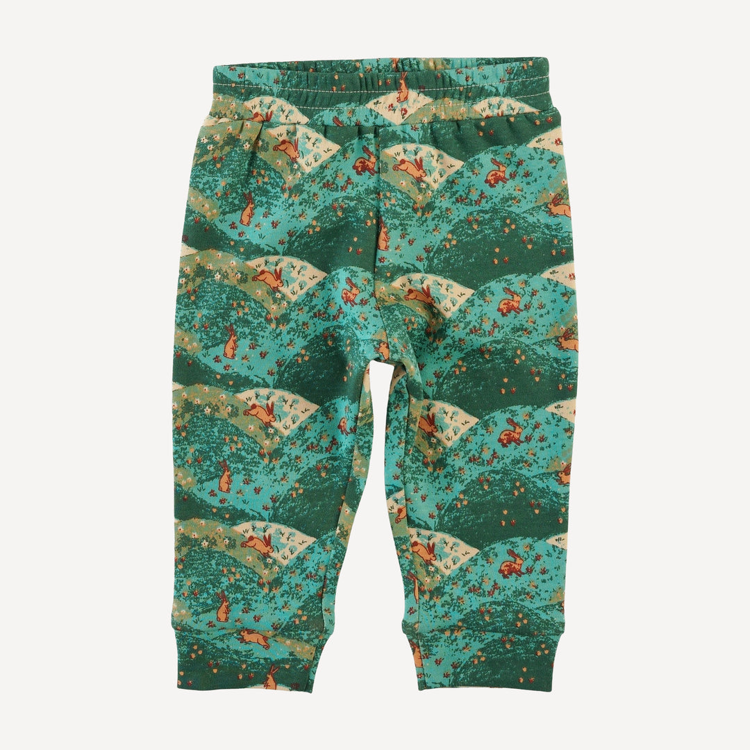 long sleeve relaxed jogger set | bunny fields | organic cotton interlock