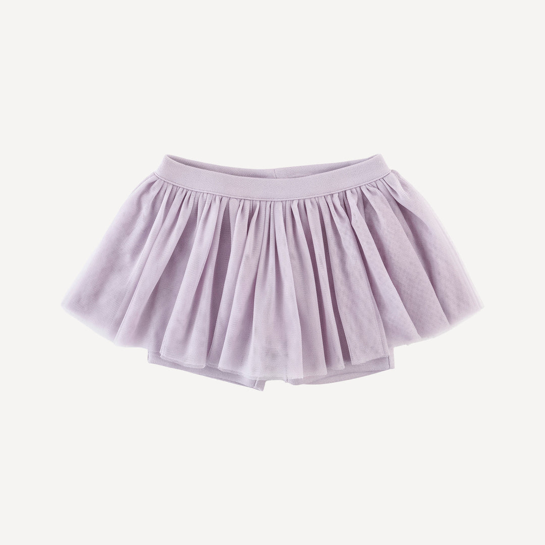 tulle ballerina tutu short | iris | organic cotton interlock