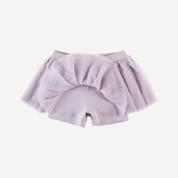 tulle ballerina tutu short | iris | organic cotton interlock
