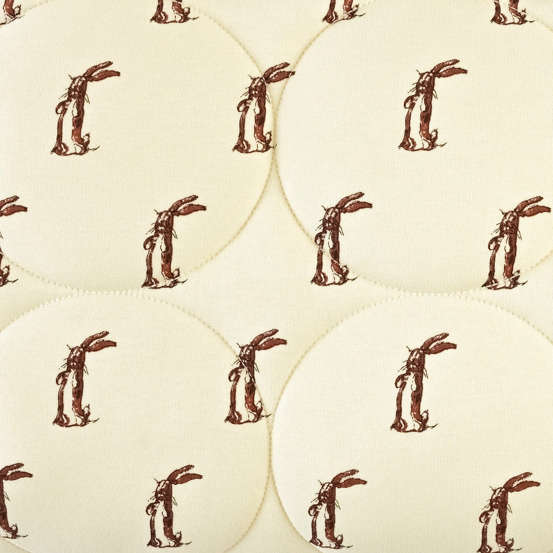 classic circle quilt | plush rabbit | organic cotton interlock