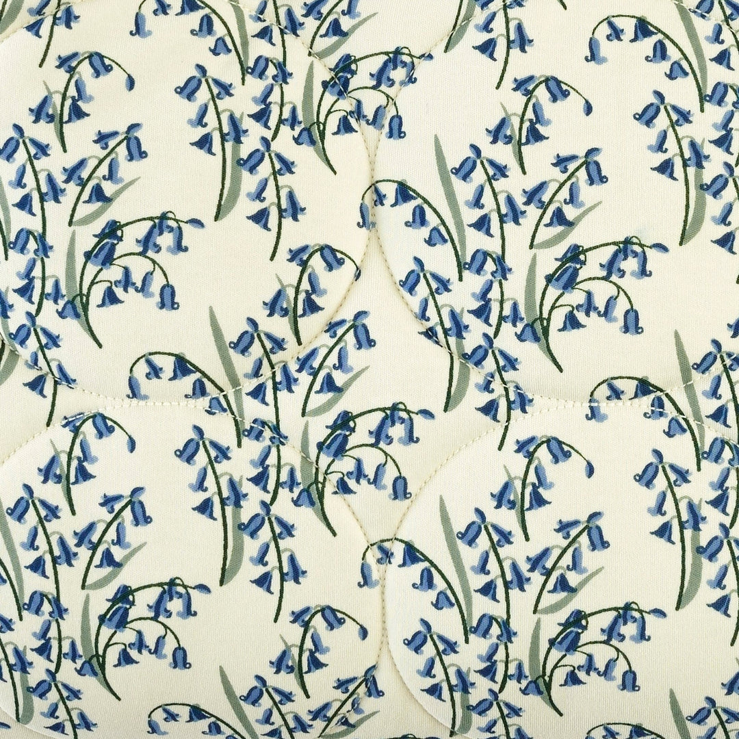 classic circle quilt | bluebells | organic cotton interlock