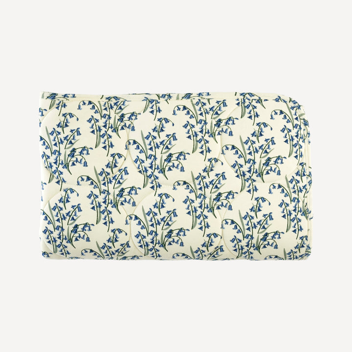 classic circle quilt | bluebells | organic cotton interlock
