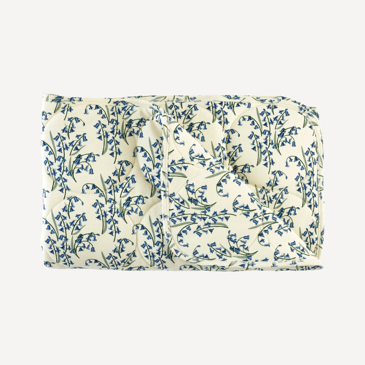 classic circle quilt | bluebells | organic cotton interlock
