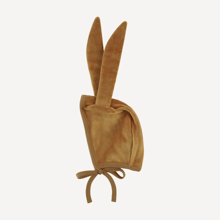 bunny hat | apple cinnamon | organic cotton velour