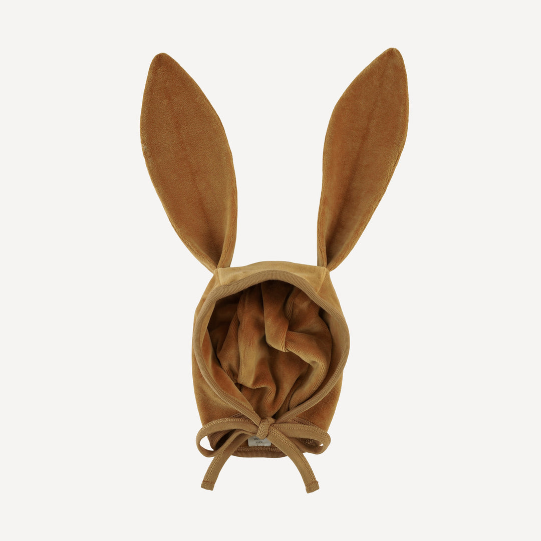 bunny hat | apple cinnamon | organic cotton velour