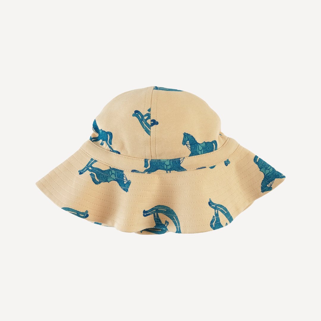 sun hat | rocking horse | organic cotton interlock