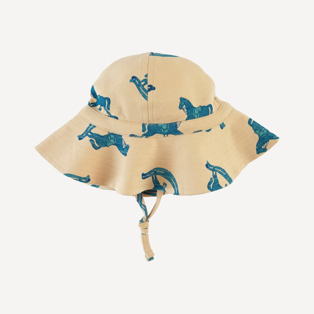 sun hat | rocking horse | organic cotton interlock