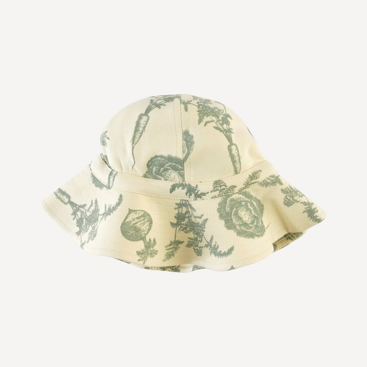 sun hat | jadeite veggies | organic cotton interlock