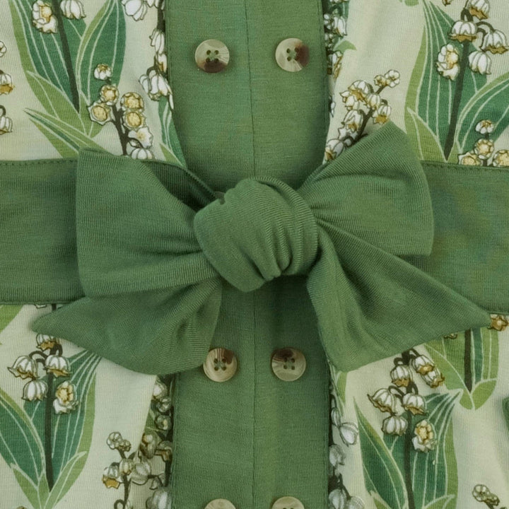 long sleeve peasant top | lily of the valley | bamboo