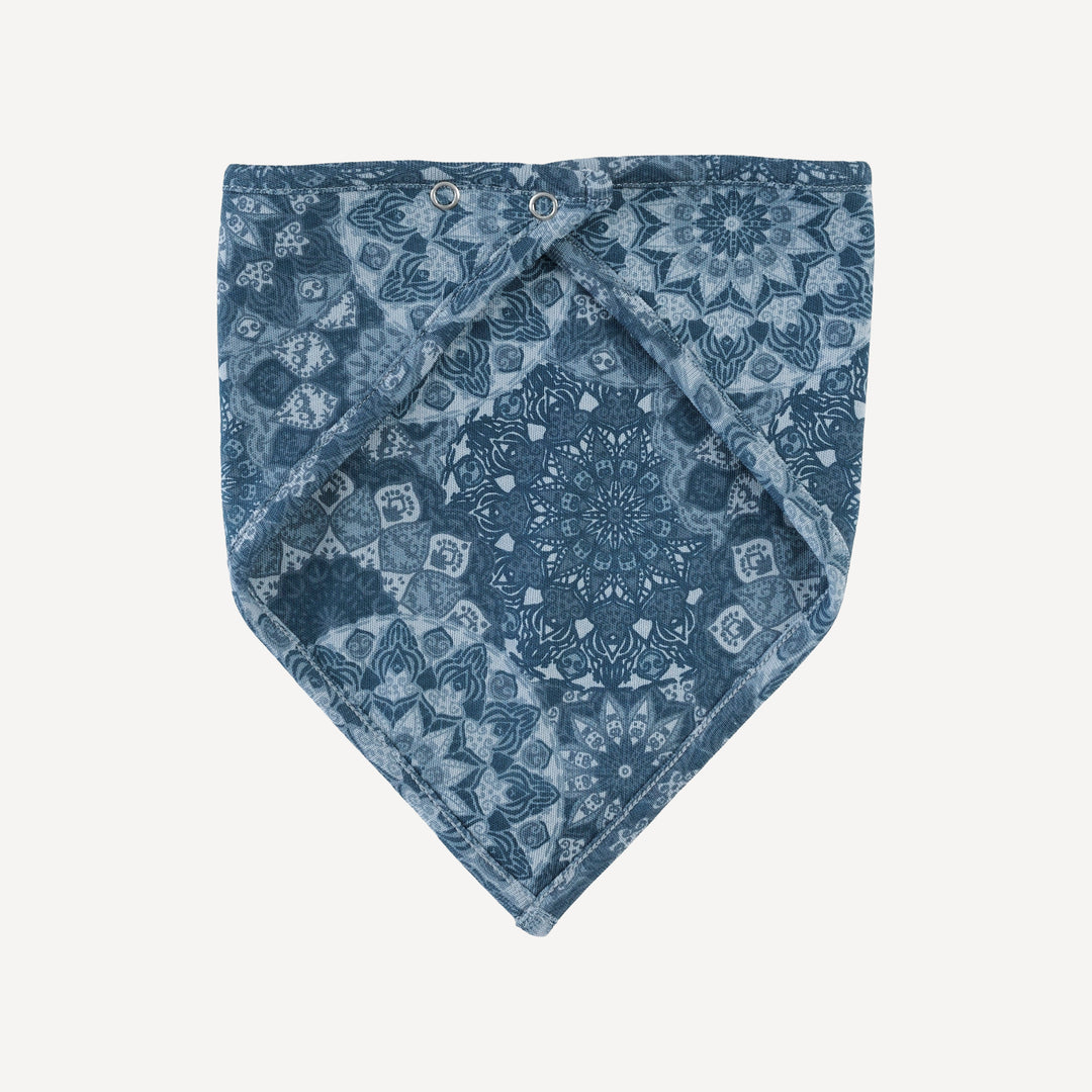 bandana bib | celestial mandala | organic cotton interlock