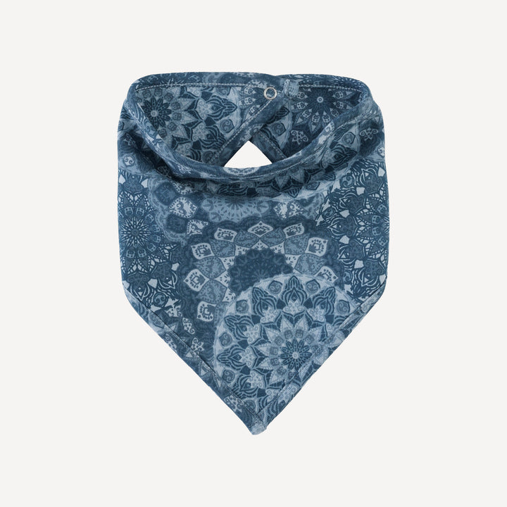 bandana bib | celestial mandala | organic cotton interlock