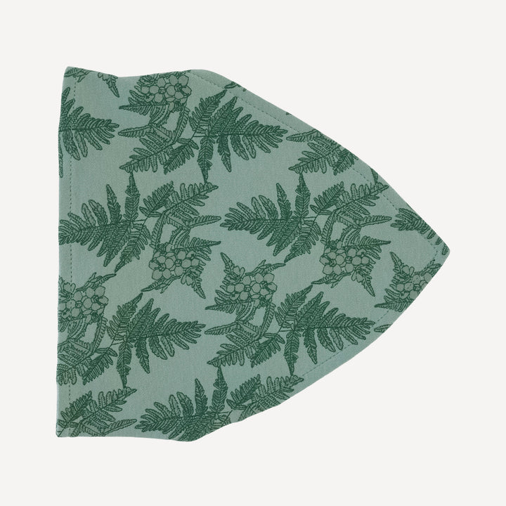 bandana headband | fern floral | organic cotton interlock