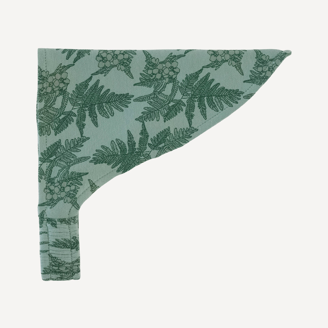 bandana headband | fern floral | organic cotton interlock