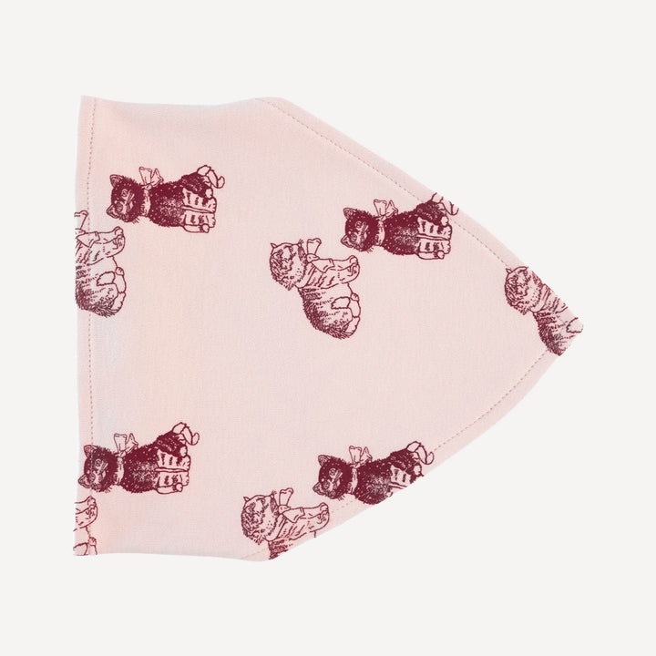 bandana headband | vintage kitty | organic cotton interlock