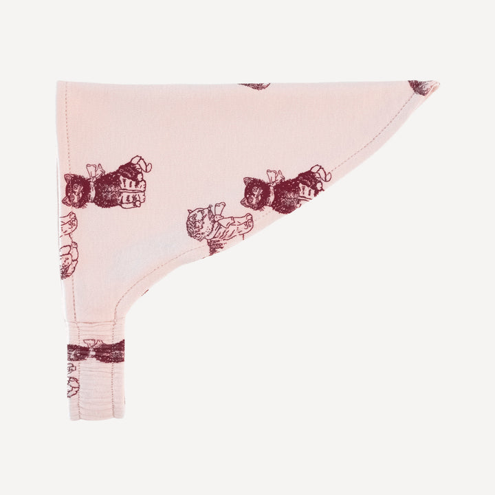 bandana headband | vintage kitty | organic cotton interlock