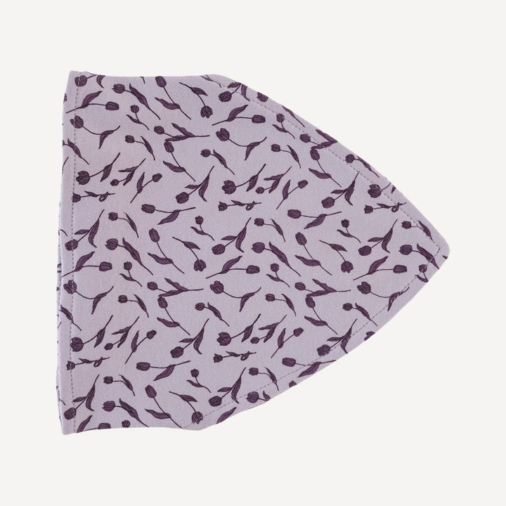 bandana headband | purple tulip | organic cotton interlock