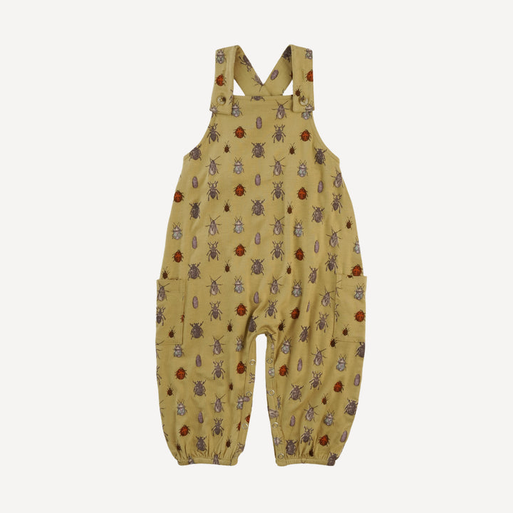 gathered bubble pocket overall | neutral little beetles | bamboo