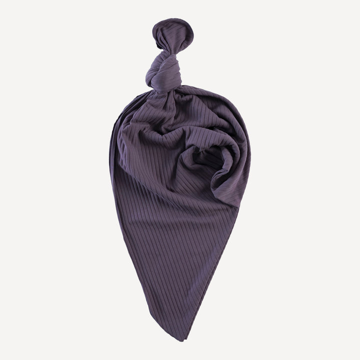 single layer blanket | vintage violet | classic rib