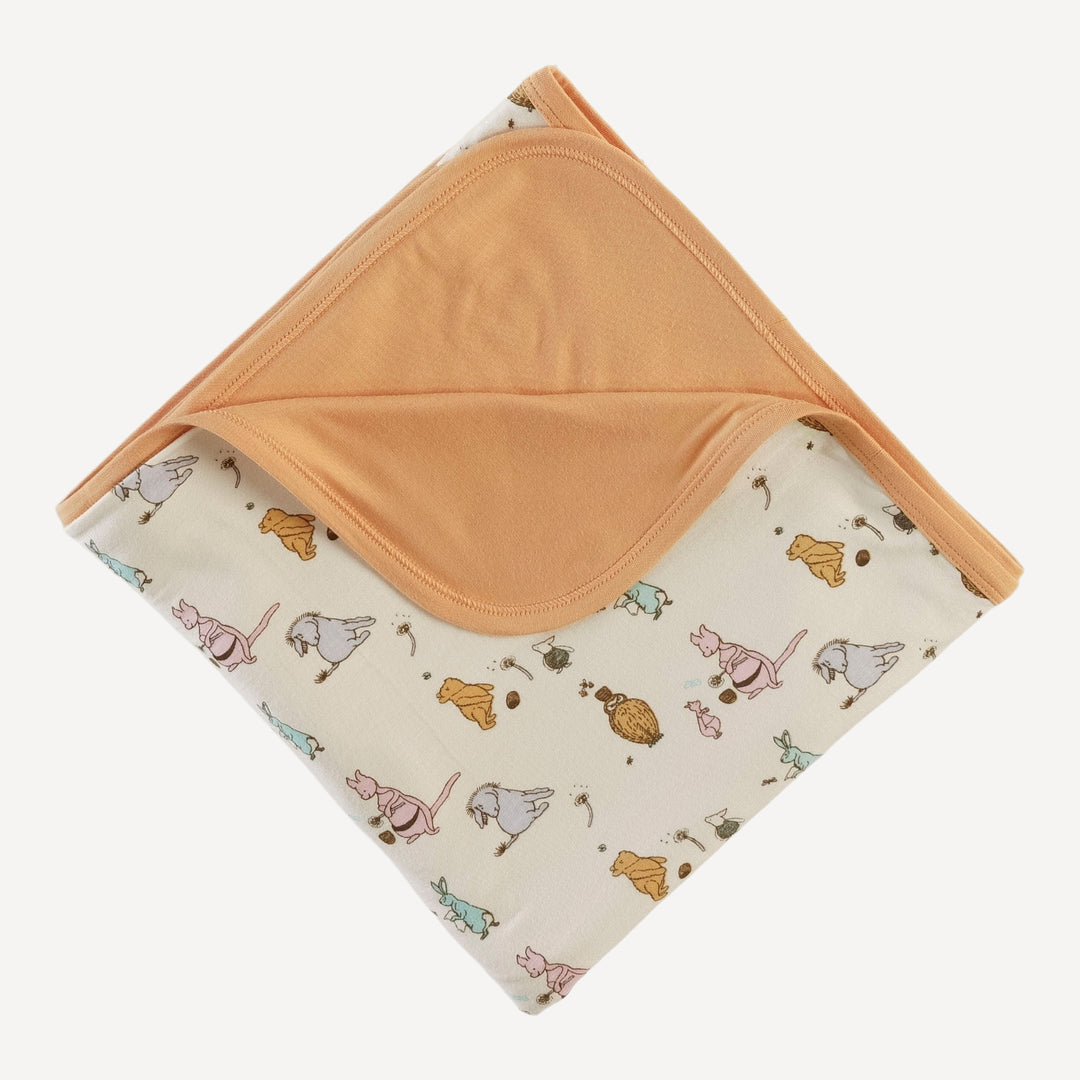 double layer blanket | pooh & friends | bamboo