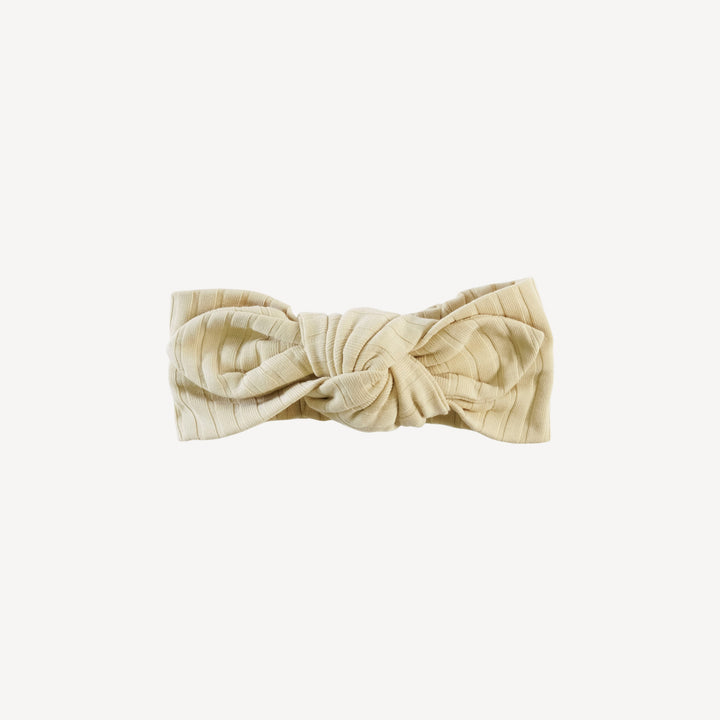 knot top elastic headband | mushroom cap | classic rib