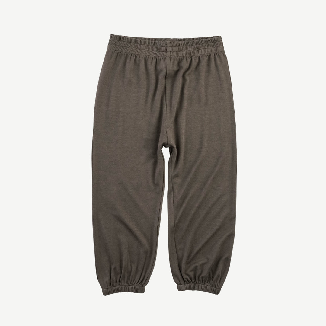 short sleeve ringer tee + jogger set | marmalade fungi | bamboo