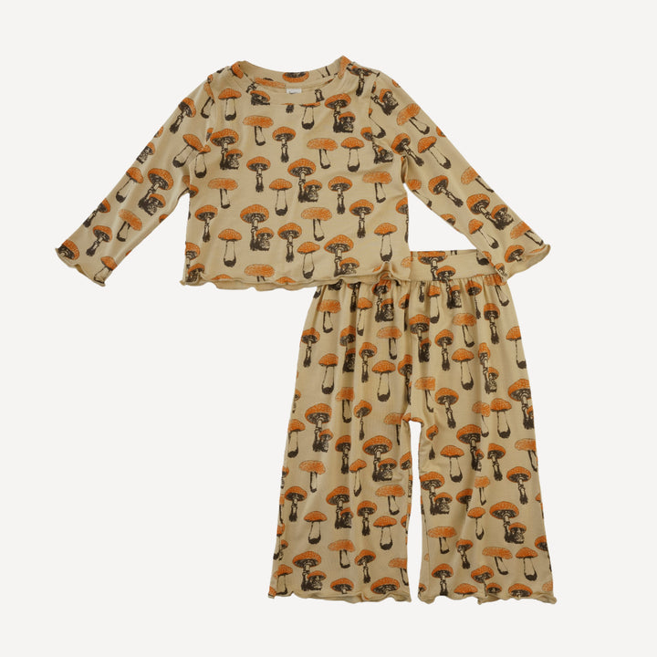 long sleeve jade set | marmalade fungi | bamboo