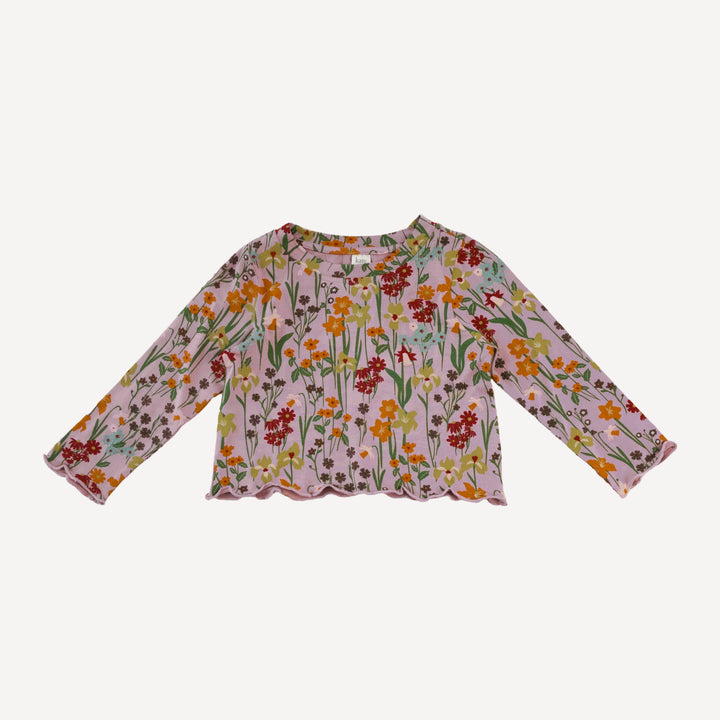 long sleeve jade set | mauve meadow | bamboo