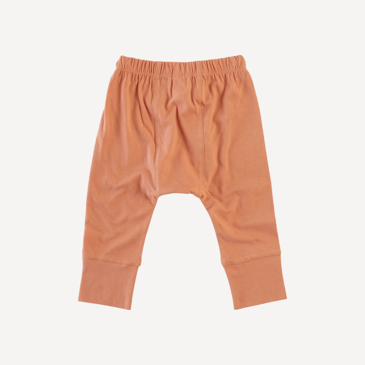 classic panda pant | carnelian | organic cotton jersey