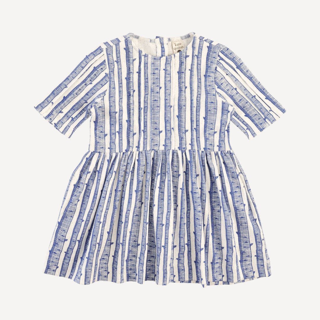 short sleeve ruby dress | monaco birch | organic cotton flat rib