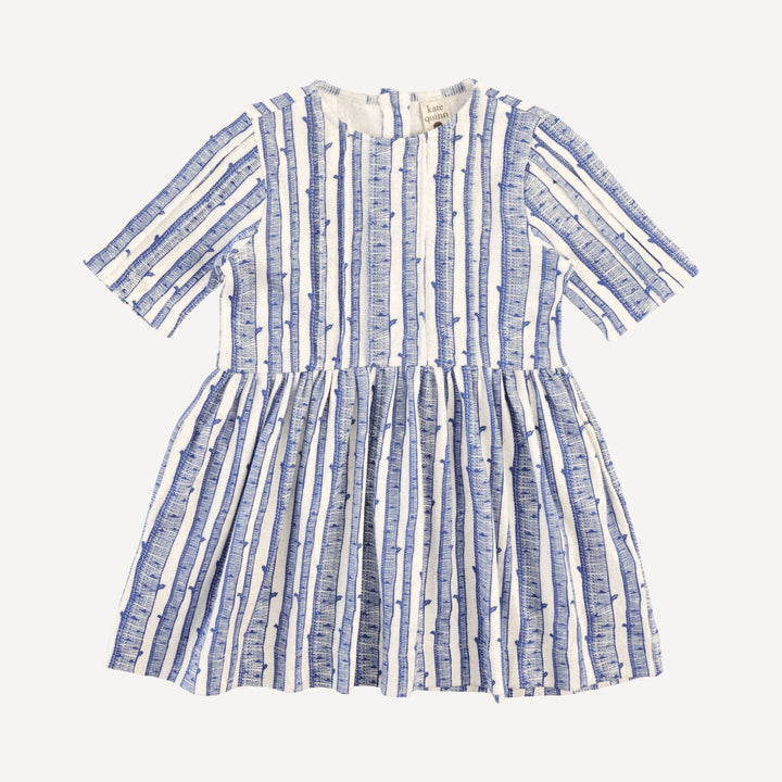 short sleeve ruby dress | monaco birch | organic cotton flat rib