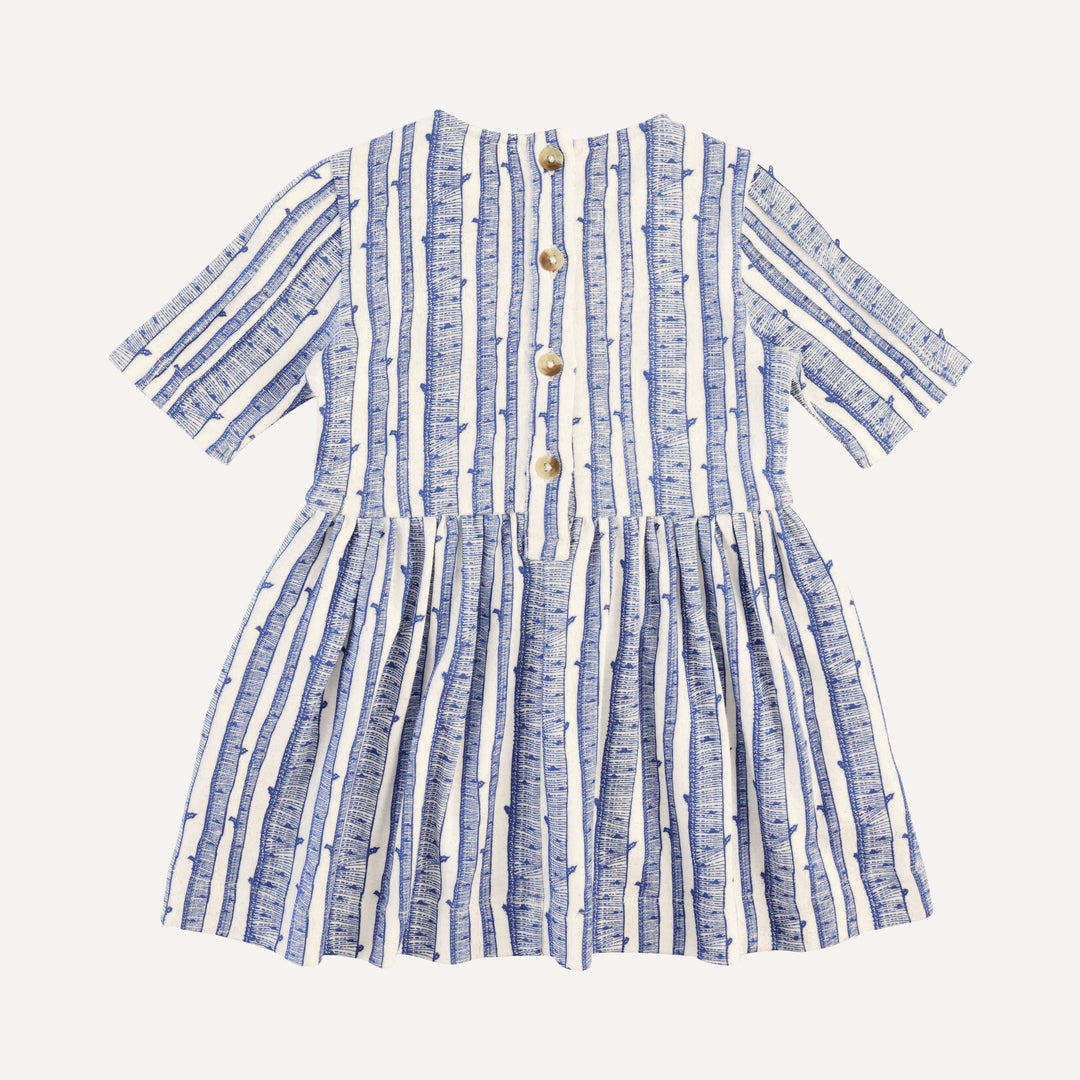 short sleeve ruby dress | monaco birch | organic cotton flat rib