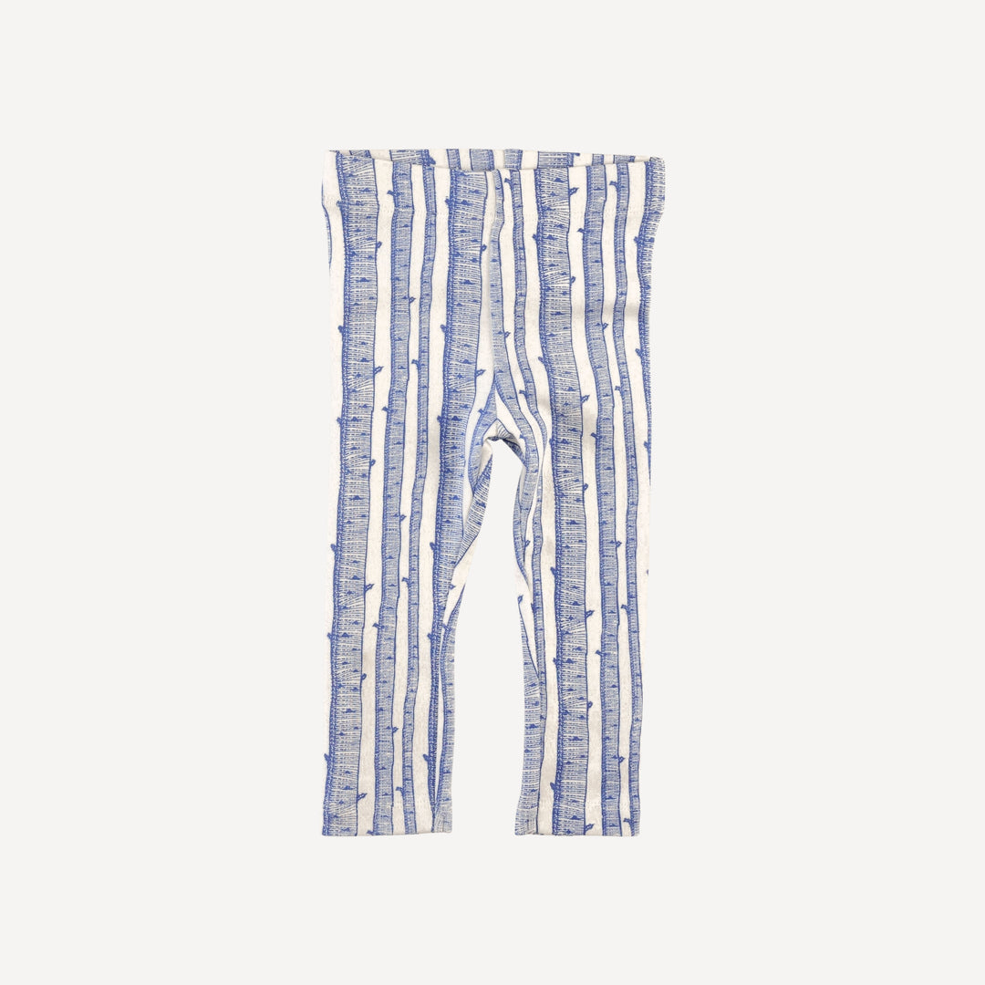 classic skinny legging | monaco birch | organic cotton flat rib