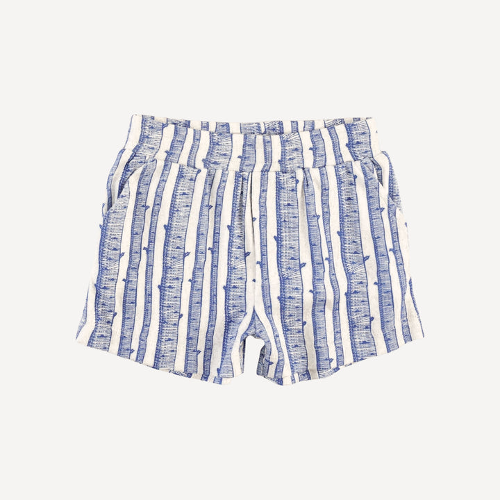 short sleeve football tee + relaxed short set | monaco birch | organic cotton flat rib