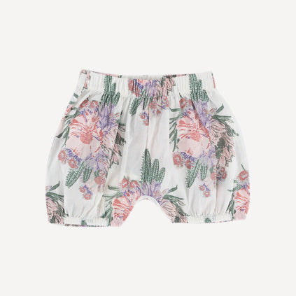 gathered bloomer | cactus flower | organic cotton jersey